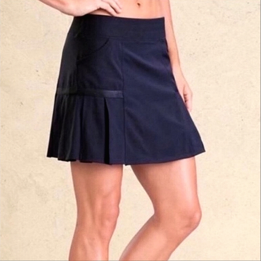 VGUC Athleta Under Par Golf Tennis Skort Black Xsmall